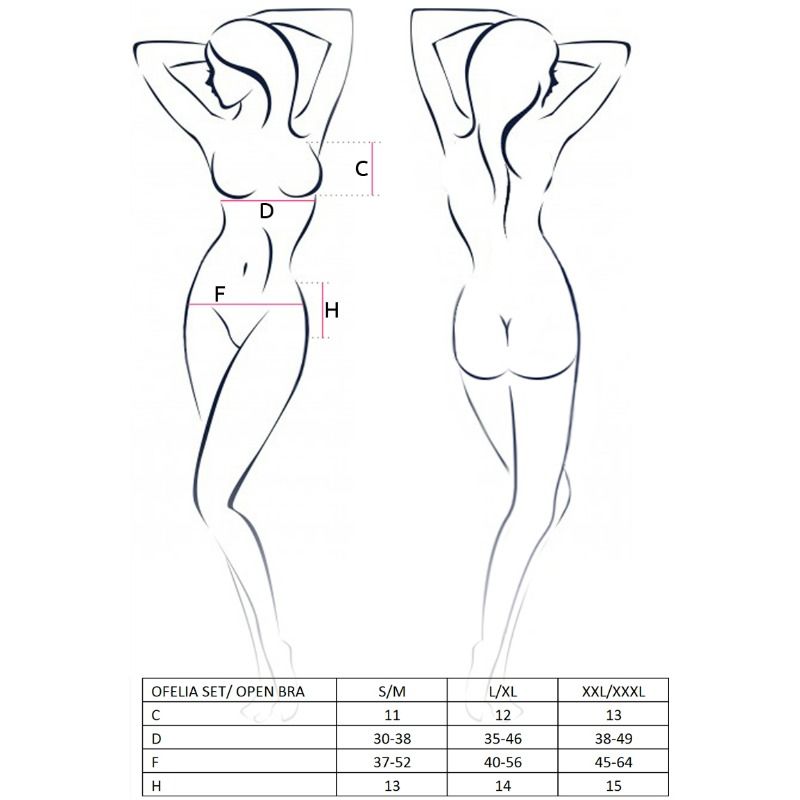 PASSION - WOMAN OFELIA SET TALLA L/XL