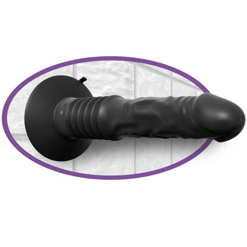 VIBRATING ASS THRUSTER VIBRADOR ANAL RECARGABLE CON VENTOSA