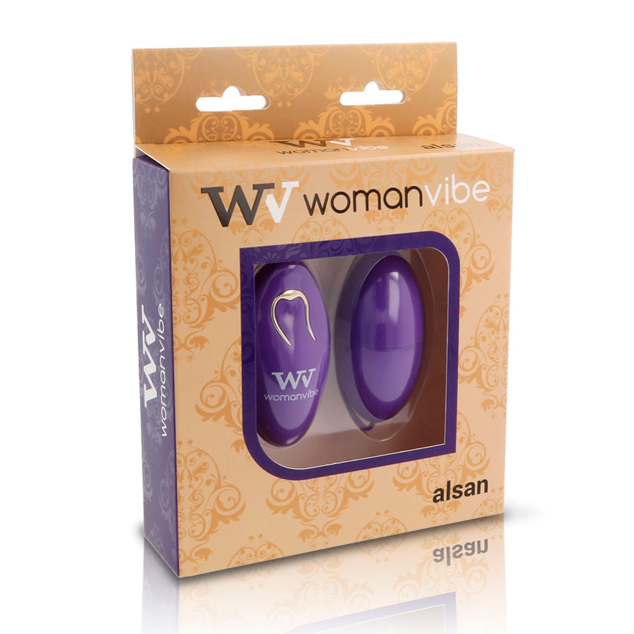 WOMANVIBE - ALSAN REMOTE CONTROL EGG SILICONE PURPLE