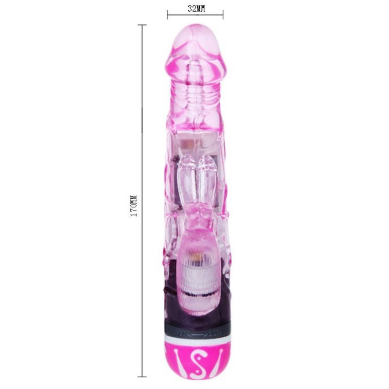 BRINQUEDO SEXUAL - VIBRADORES MULTIVELOCIDADE COM RABBIT LILA