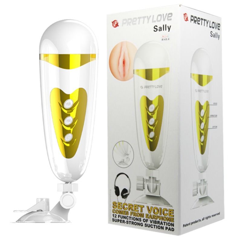 PRETTY LOVE - SALLY VIBRATING AND SOUND MASTURBATOR