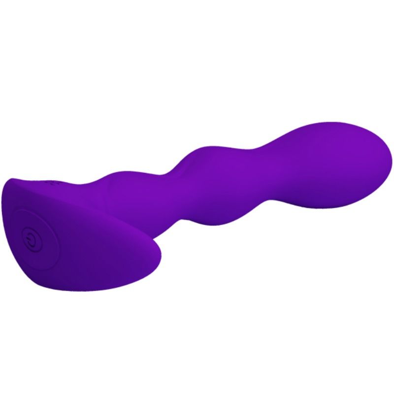 PRETTY LOVE - 12-MODE VIBRATING ANAL MASSAGER PURPLE