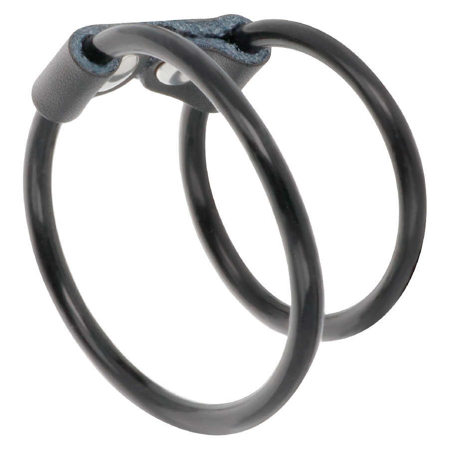 Darkness: anell flexible doble per al penis