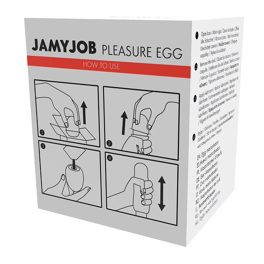 Jamyjob - Discreta Masturbating Egg Edition Fun