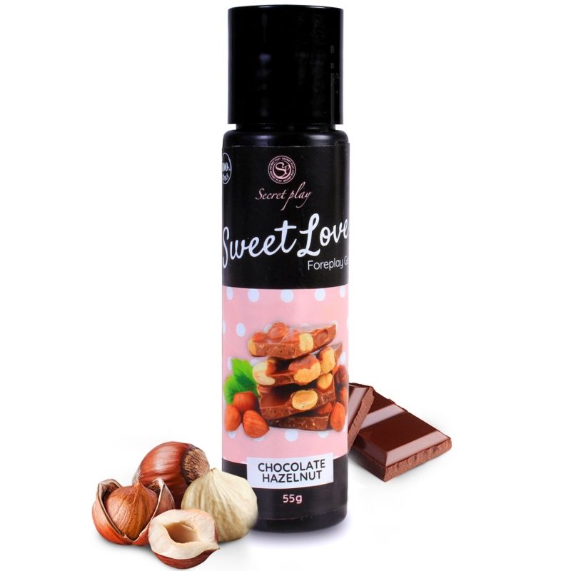SECRETPLAY - GEL SWEET LOVE CHOCOLATE COM AVELÃS 60 ML