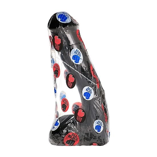 ALL BLACK - PÉNIS REALISTA ANAL 23 CM