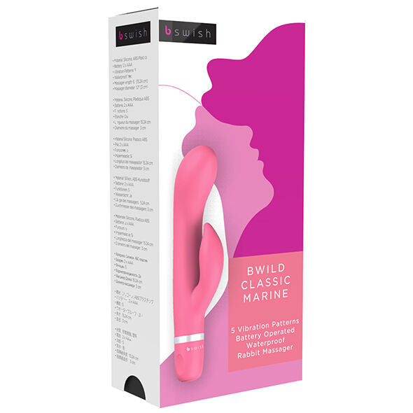 B SWISH - VIBRADOR BWILD CLASSIC MARINE RABBIT GUAVA