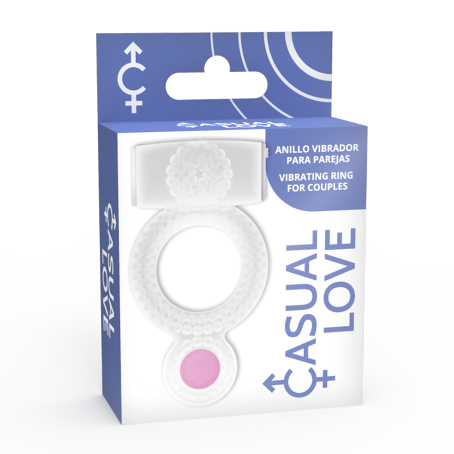 Amor casual - anel de duplo prazer anel transparente