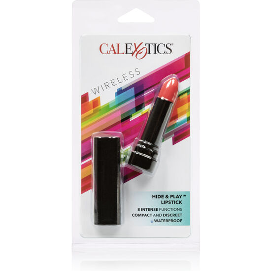 CALEXOTICS - HIDE & PLAY LIPSTICK RED STIMULATOR