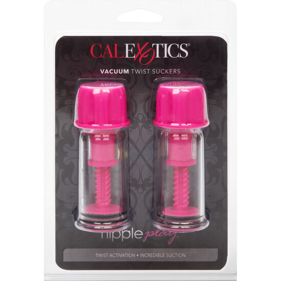 CALEXOTICS - VACCUM TWIST VENTOSAS DE MAMILOS ROSA