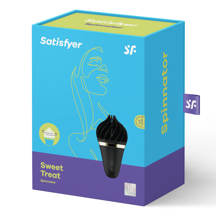 SATISFYER - SWEET TREAT SPINNATOR MARRÓN &