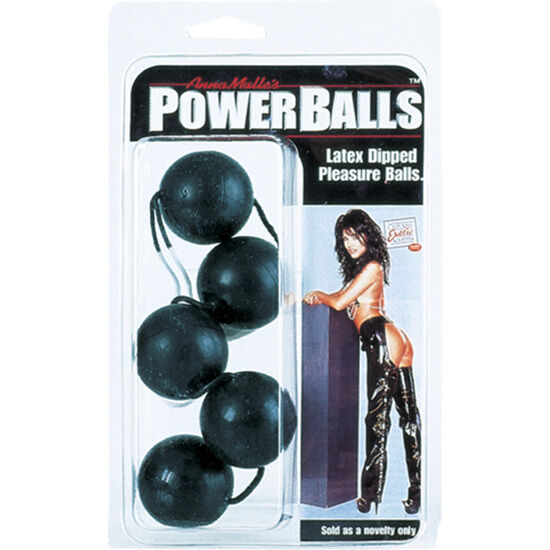 CALEXOTICS - POWER BOLAS ANAL /VAGINAL PRETO