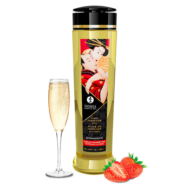 SHUNGA - ÓLEO DE MASSAGEM ERÓTICA ROMANCE 240 ML