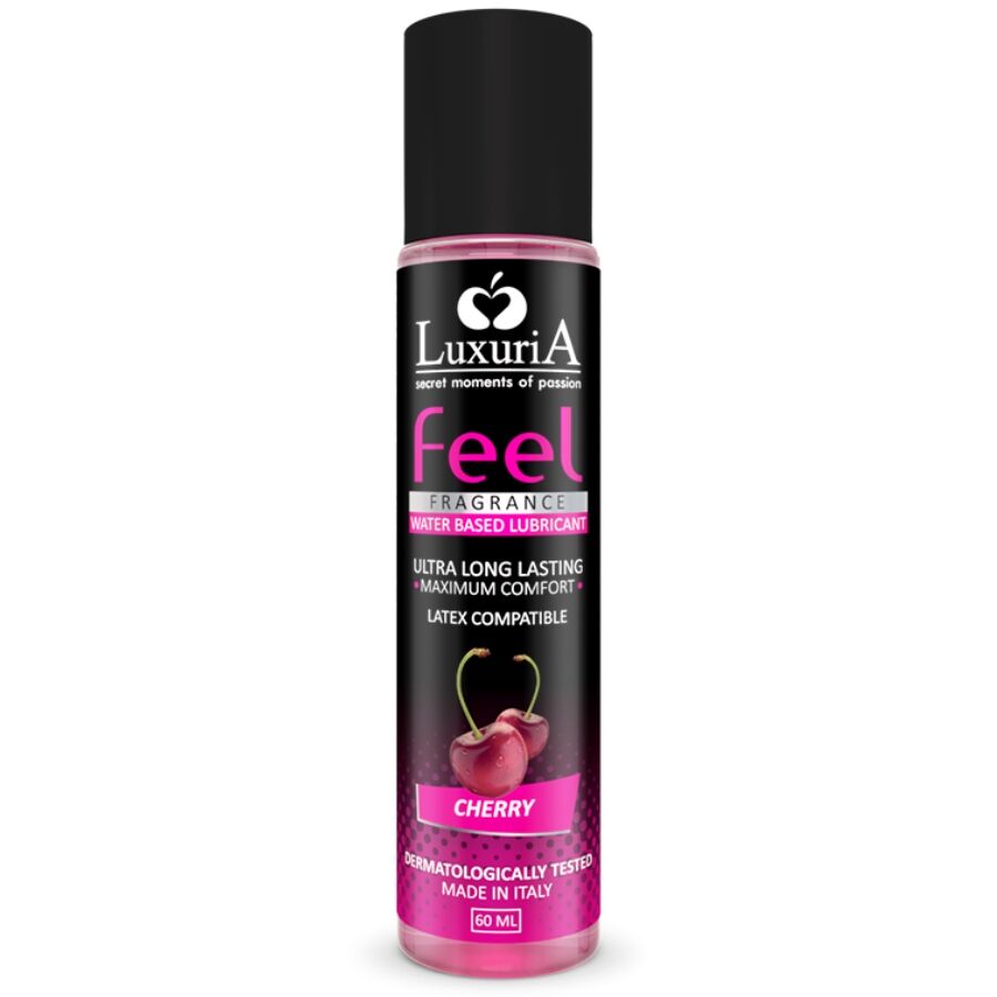 INTIMATELINE - LUBRIFICANTE ÍNTIMO DE ÁGUA CEREJA LUXURIA FEEL 60 ML