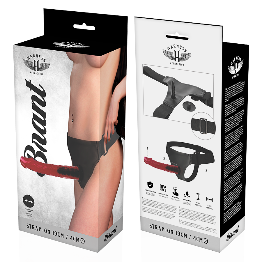 HARNESS ATTRACTION - ARNÊS BRANT 19 CM -O- 4 CM
