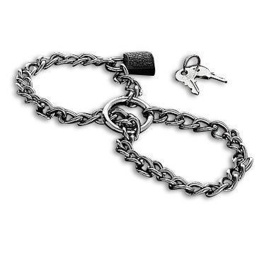 METAL HARD - STAINLESS STEEL CHAIN HANDCUFFS