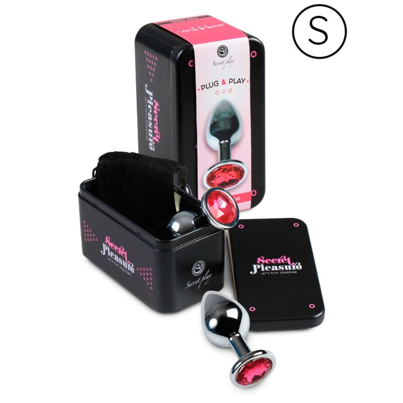 SECRETPLAY - PLUG ANAL ALUMÍNIO FUCSIA 7 CM