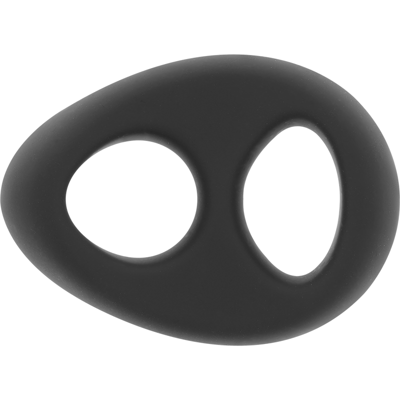 POWERING - SUPER FLEXIBLE Y RESISTENTE ANILLO PENE Y TESTÍCULOS PR13 NEGRO