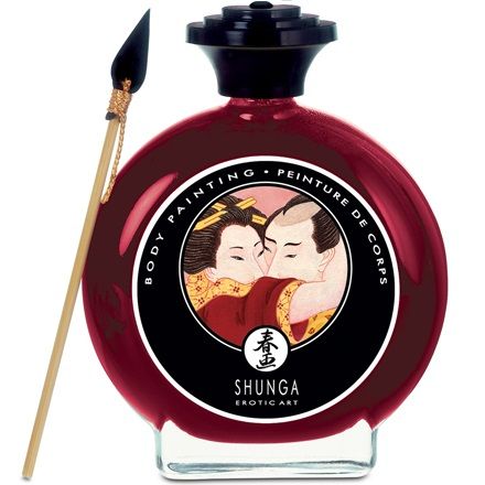 SHUNGA - TINTA CORPORAL DE MORANGO E ESPUMANTE