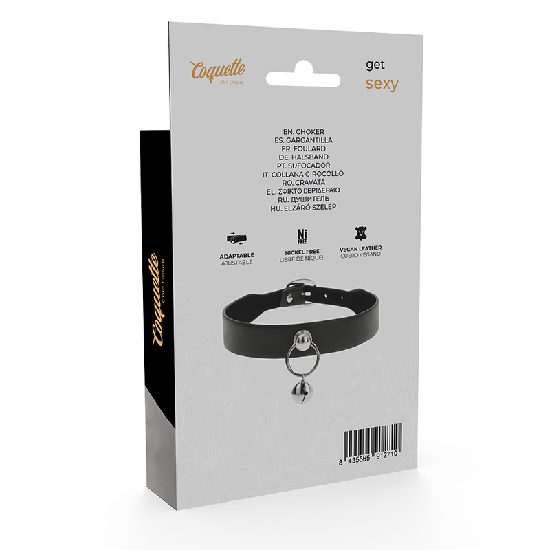 COQUETTE CHIC DESIRE - COLARES COURO VEGAN ACESSÓRIO MULHER SININHO/ARGOLA