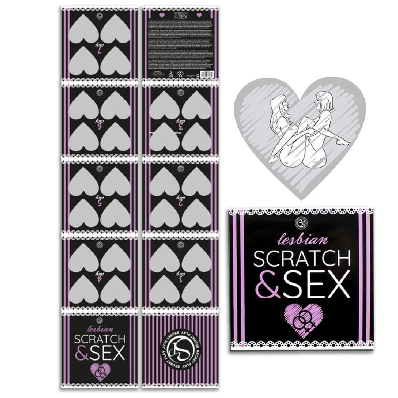 SECRETPLAY - SCRATCH & SEX GAME FOR COUPLES: LESBIAN POSITIONS (ES/EN/FR/PT/DE)