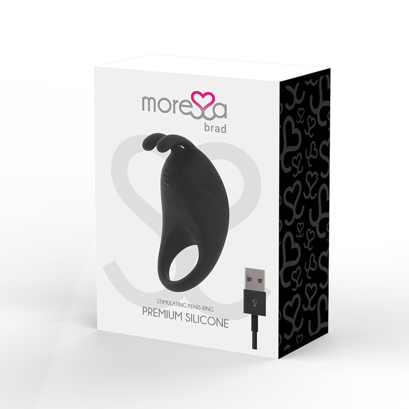 Moressa - Brad Premium Silicone Black recarregável
