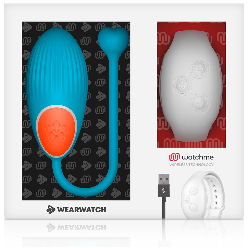 WEARWATCH - REMOTE EGG CONTROL TECHNOLOGY WATCHME BLUE / WHITE