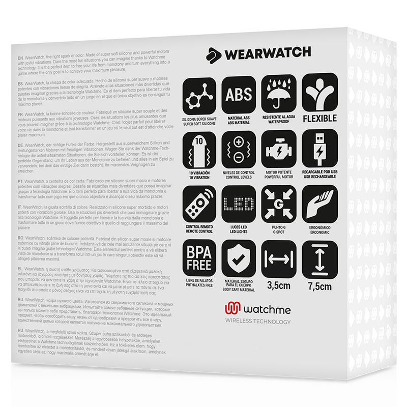 WEARWATCH - OVO TELECOMANDO TECHNOLOGY WATCHME AZUL / ROSA