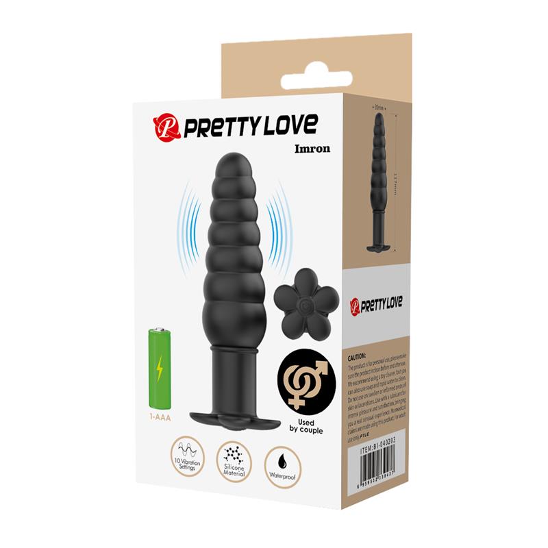 PRETTYLOVE - IMRON PLUG ANAL CON VIBRACIÓN