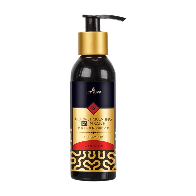 SENSUVA - INSANE AROUSAL ESTIMULANTE FEMININO CHERRY POP - CEREJA 125 ML