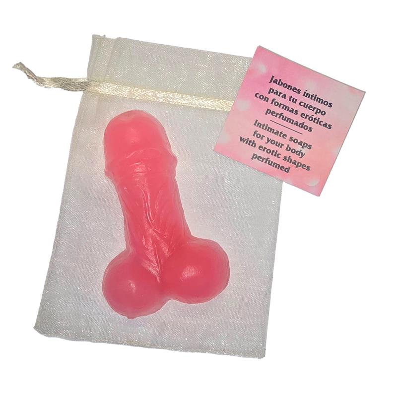 DIVERTY SEX - JABÓN CON FORMA DE PENE ROSA 25GR