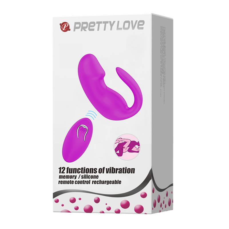 PRETTYLOVE - JUGUETE PARA PAREJAS CON CONTROL REMOTO ROSA
