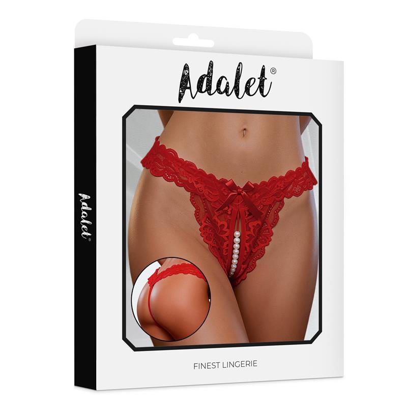 ADALET LINGERIE - JULIETTE BRAGUITA ROJAS CON PERLAS