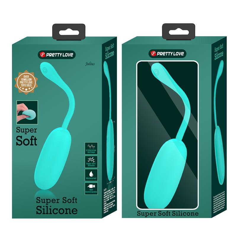 PRETTYLOVE - JULIUS HUEVO VIBRADOR VERDE