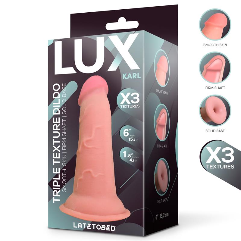 LUX - KARL DILDO TRIPLE DENSIDAD 6