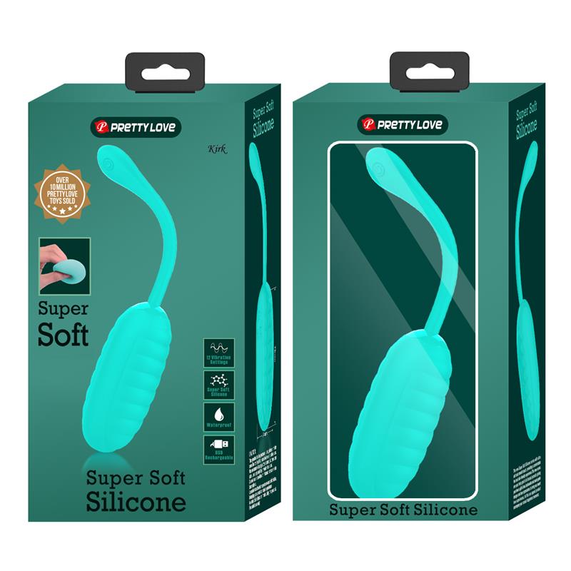PRETTYLOVE - KIRK HUEVO VIBRADOR VERDE