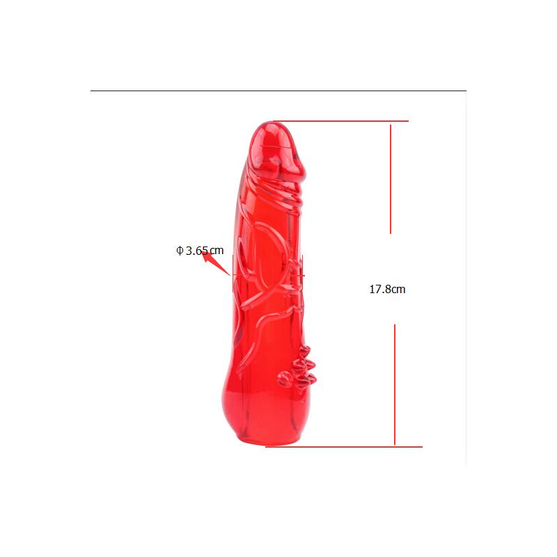 CHISA - KIT DILDO Y VIBRADOR HERS DILDO KIT ROJO