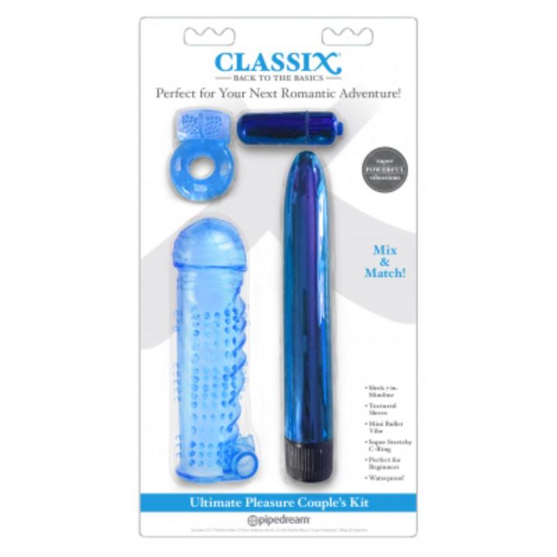 CLASSIX - KIT PARA PAREJAS ULTIMATE PLEASURE AZUL