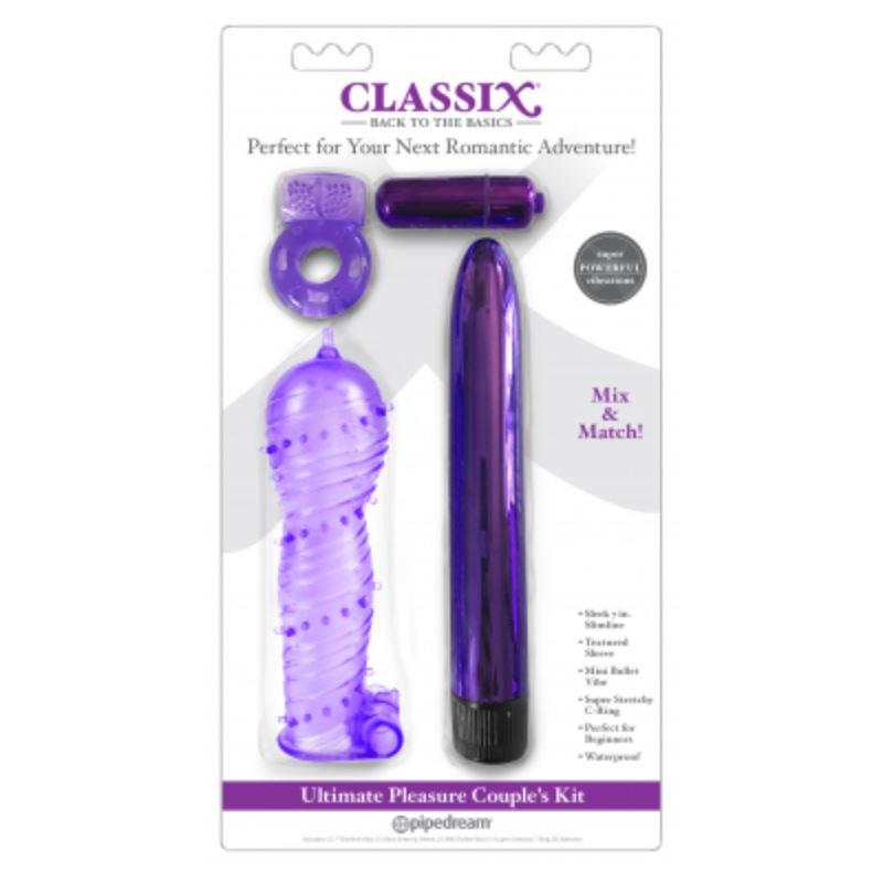 CLASSIX - KIT PARA PAREJAS ULTIMATE PLEASURE PURPURA