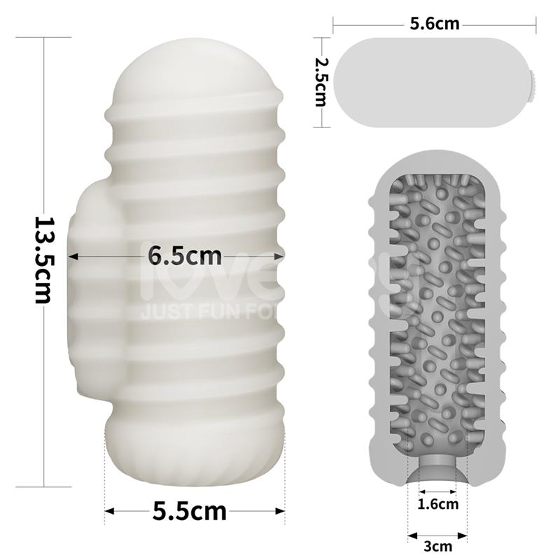 LOVETOY - KNIGHTS RING FUNDA PARA EL PENE Y ESTIMULADOR WAVY