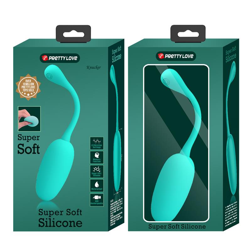 PRETTYLOVE - KNUCKER HUEVO VIBRADOR VERDE