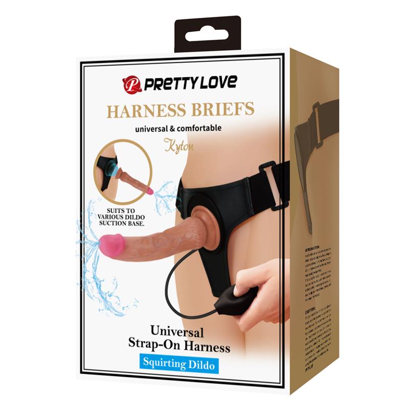 PRETTYLOVE - KYTON ARNÉS CON DILDO FUNCIÓN SQUIRTING