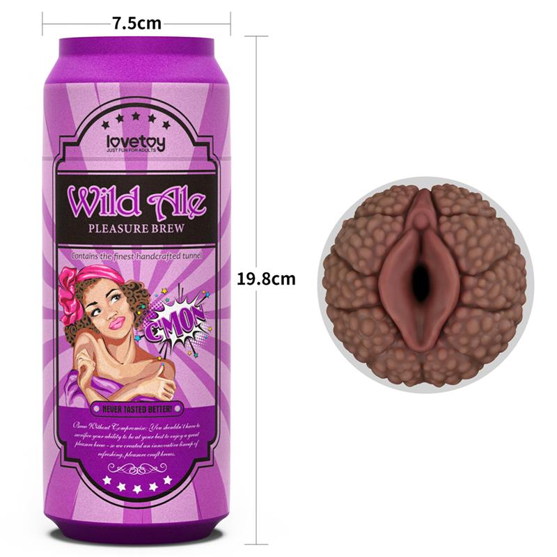 LOVETOY - LATA MASTURBADORA VAGINA WILD ALE