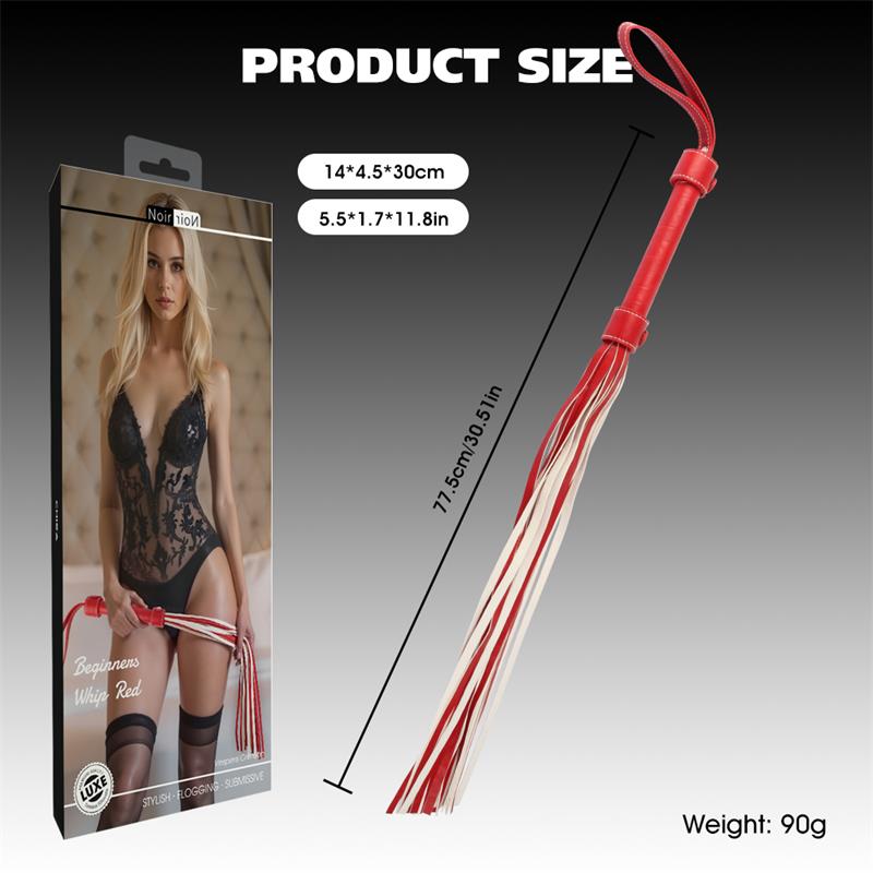 CHISA - LÁTIGO PARA PRINCIPIANTES 77.5 CM ROJO/BLANCO