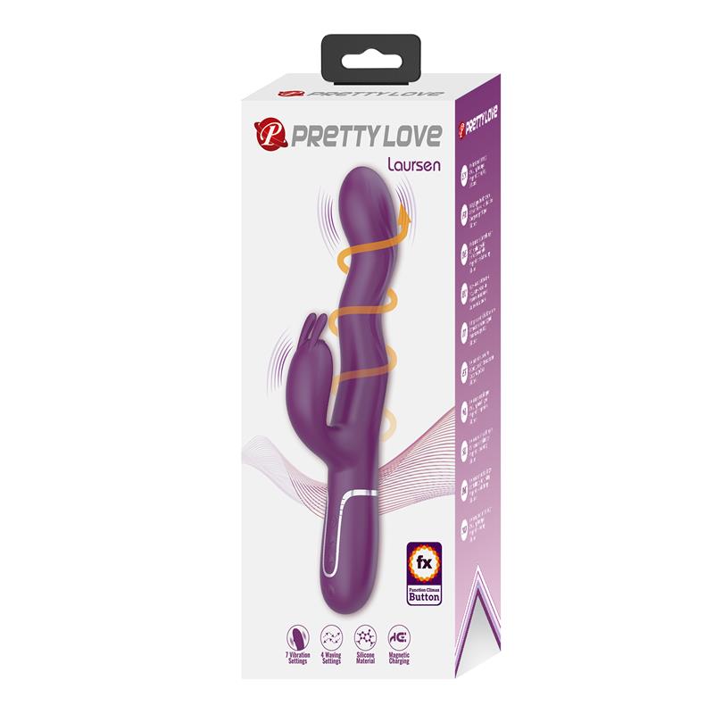 PRETTYLOVE - LAURSEN VIBRADOR CON MOVIMIENTO ONDULANTE