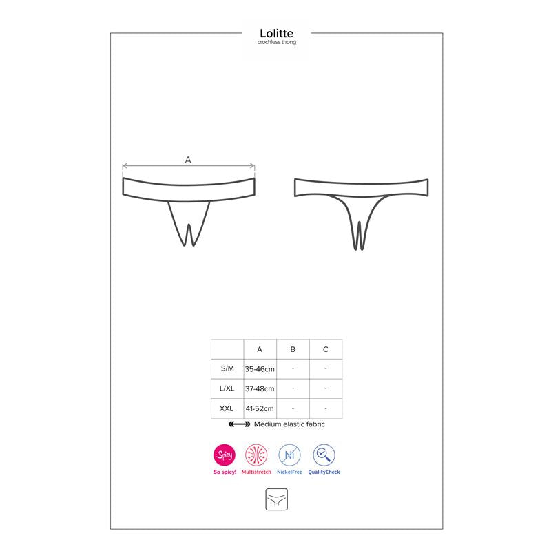 OBSESSIVE - LETICA TANGA ABIERTO