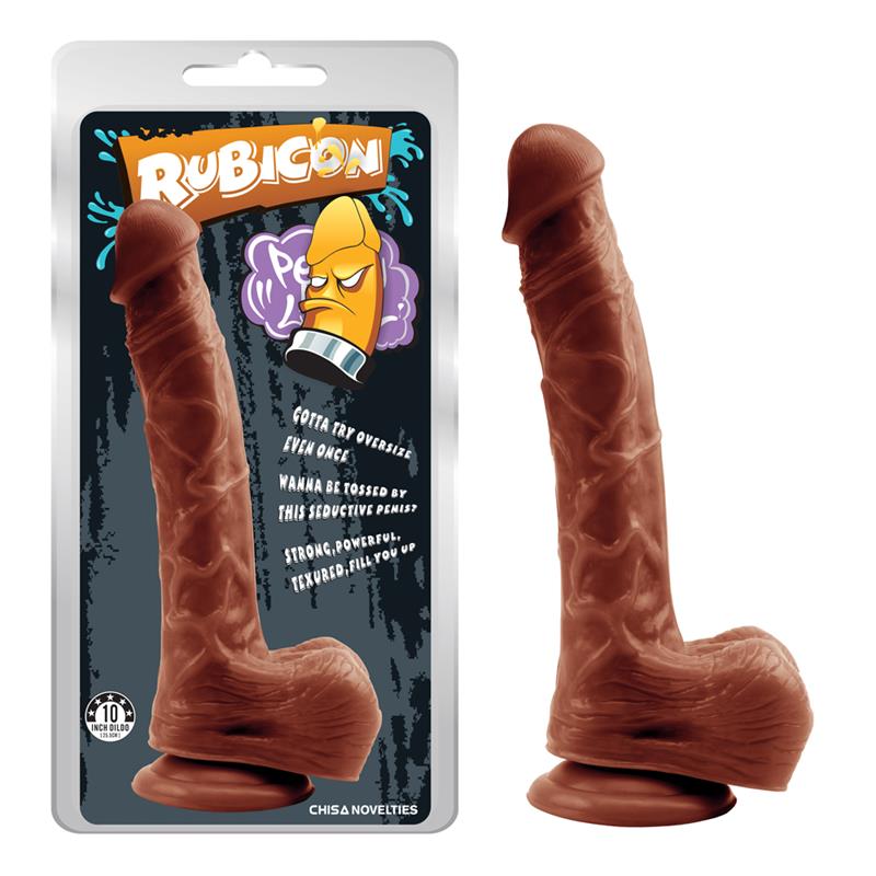 CHISA - LEVIATHAN DILDO 10 - 25CM MARRÓN