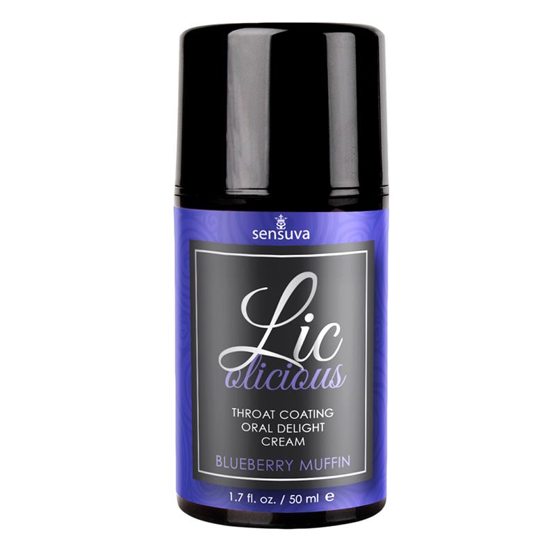 SENSUVA - LIC-O-LICIUS CREAMA DESENSIBILIZANTE PARA LA GARGANTA MUFFIN DE ARÁNDANO 50 ML