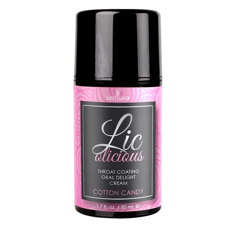SENSUVA - LIC-O-LICIUS CREMA DESENSIBILIZANTE PARA LA GARGANTA ALGODÓN DE AZUCAR 50 ML