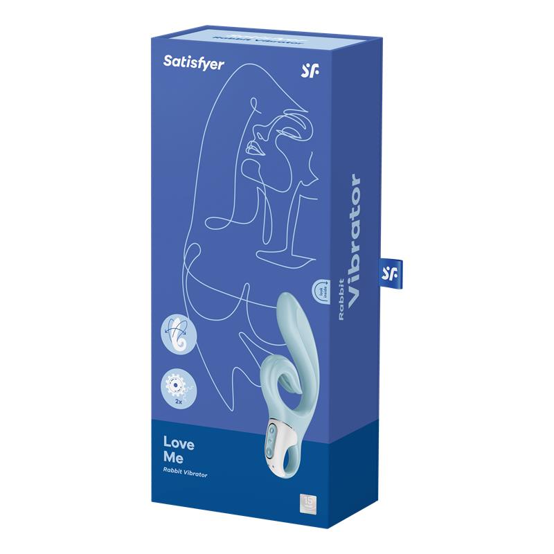 SATISFYER - LOVE ME BLUE VIBRADOR PUNTO G